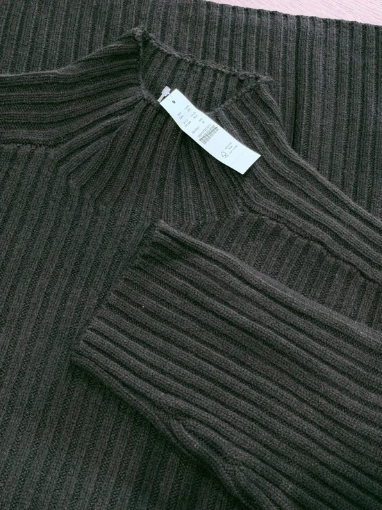 J Crew Ribbed turtleneck mini sweater-dress in vintage wool - Picture 5 of 5